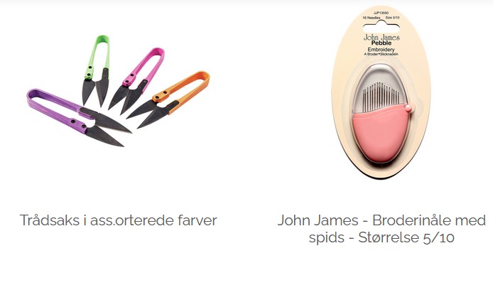 Broderi Tilbehør