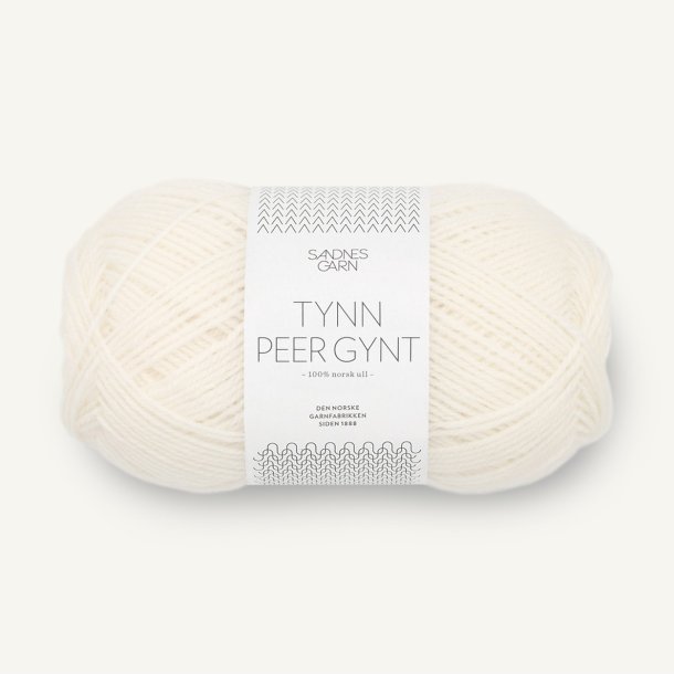 Tynn Peer Gynt - Hvid 1002 - 1117989
