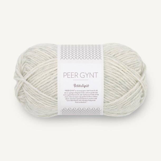 PetiteKnit Peer Gynt - Ash Melange 1021 - 0125801