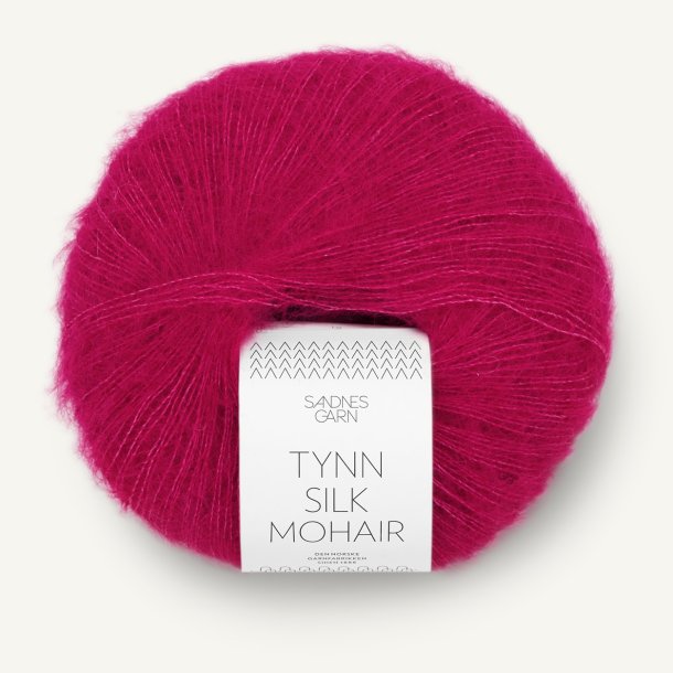 Tynn Silk Mohair - Jazzy Pink 4600 - 4115848