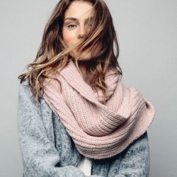 1721 Skjerf - Hfte fra Sandnes Garn