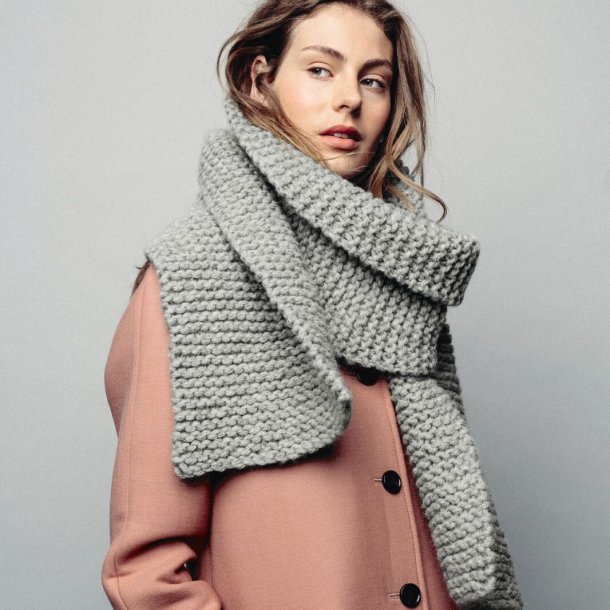 1721 Skjerf - Hfte fra Sandnes Garn