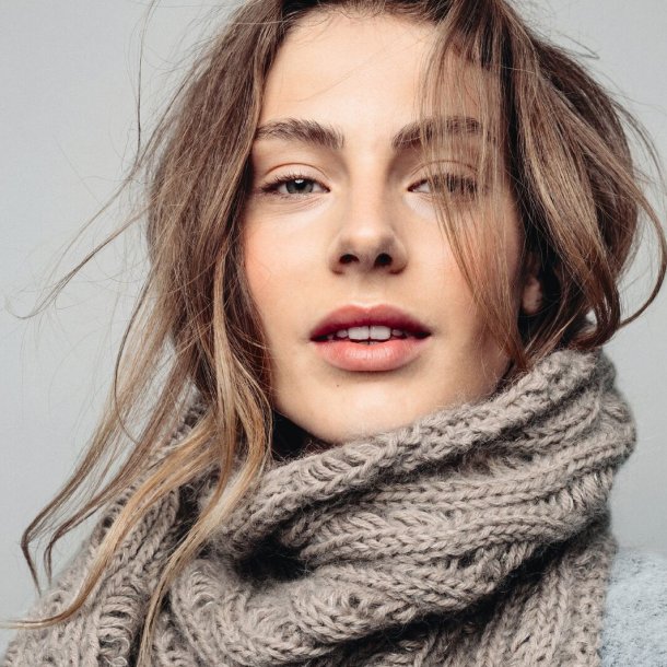 1721 Skjerf - Hfte fra Sandnes Garn