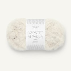 Brstet Alpakka - Natur Tweed 2523 - 117283