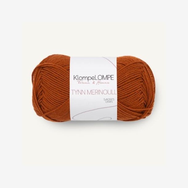 KlompeLOMPE Tynn Merinoull - Kanelstang 3064 - 131091