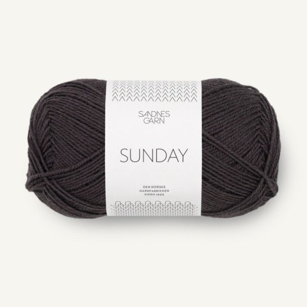 Sunday fra Sandnes Garn - Bristol Black 3800 - 116536