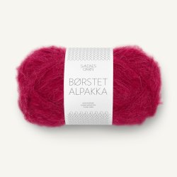 Brstet Alpakka - Rumba red 4255 - 125737