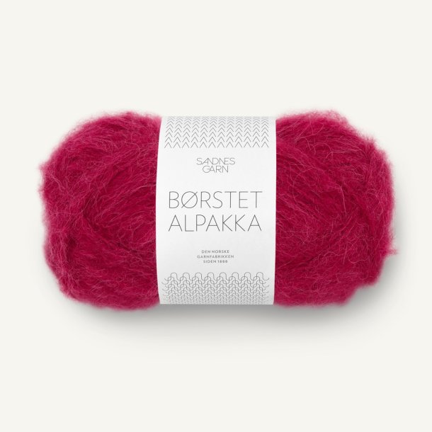 Brstet Alpakka - Rumba red 4255 - 125737