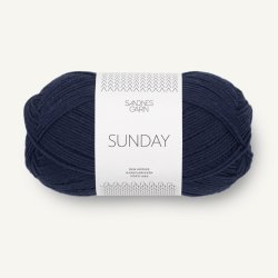 Sunday fra Sandnes Garn - Marine Bl 5882 - 123700