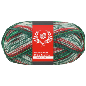 Meilenweit 100g Christmas med glitter 6804 - 41653