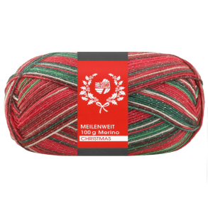 Meilenweit 100g Christmas med glitter 6805 - 41654