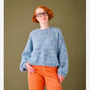 Oversize Sweater med 2 trde Angel 890825 - Opskrift fra Permin 