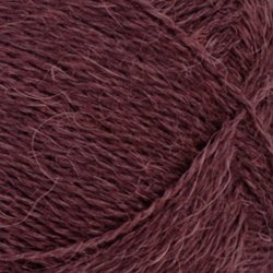 Alpakka Flgetrd - Dyb burgunder 4372 - 124327
