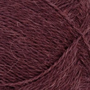 Alpakka Flgetrd - Dyb burgunder 4372 - 130688