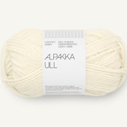 Alpakka Ull - Natur 1012 - 128736