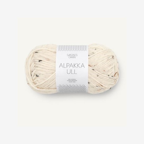 Alpakka Ull - Natur Tweed 2523 - 133218