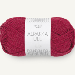 Alpakka Ull - Rumba Red 4255 - 132255