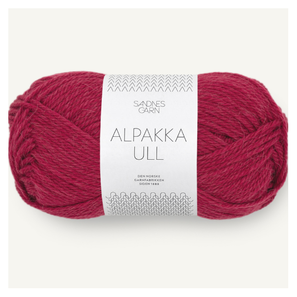 Alpakka Ull - Rumba Red 4255 - 132255
