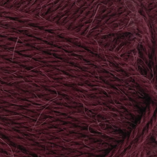Alpakka Ull - Dyb Burgunder 4372 - 130795