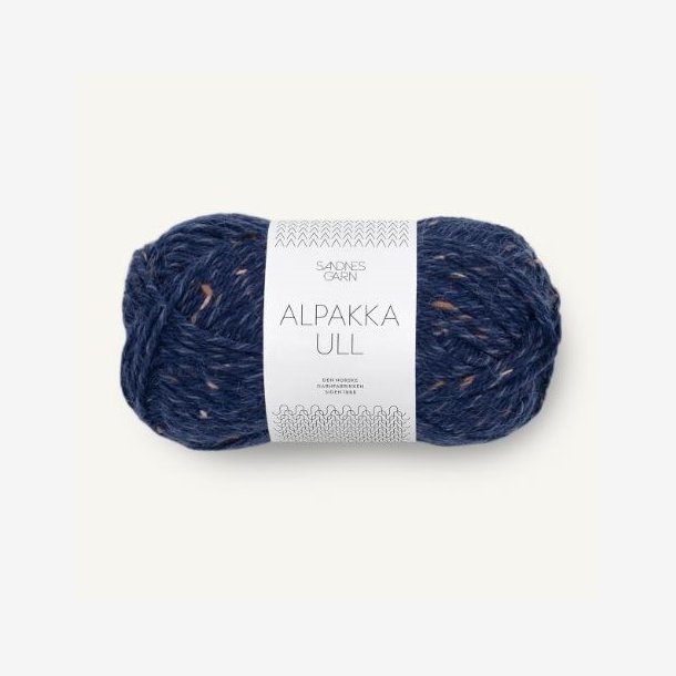Alpakka Ull - Marinebl� Tweed 5585 - 131944
