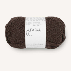 Alpakka Ull - Esresso 2382 - 136114