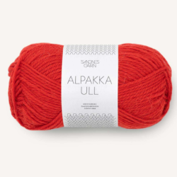 Alpakka Ull - Scarlet Red 4018 - 135836