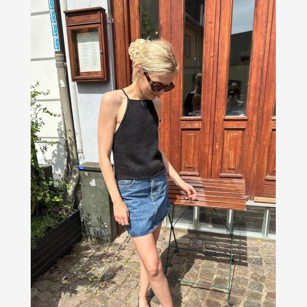 Audrey Top - Dame - Opskrift fra PetiteKnit 