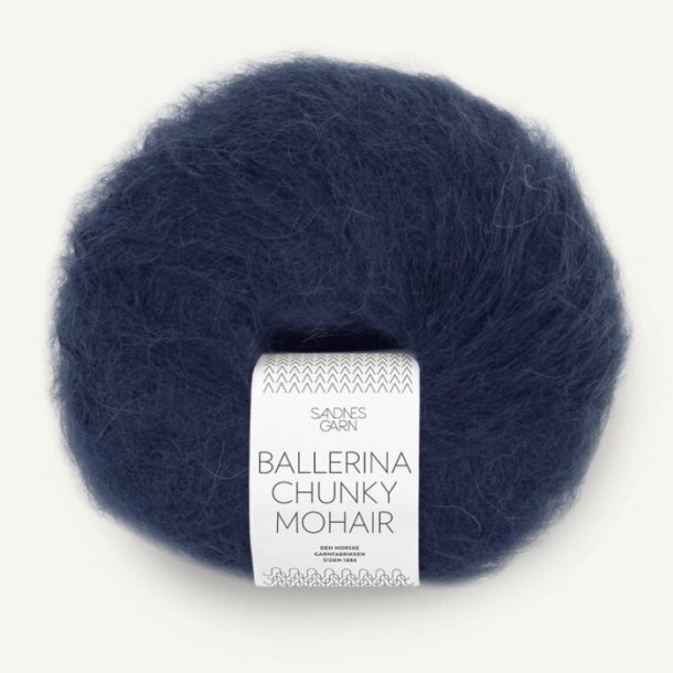  Ballerina chunky mohair - Dyb Marine 5581 - 209107