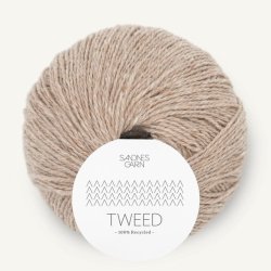 Tweed - 100% Recycled - Beige 2585 - 2982585
