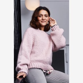 Betty basis raglanbluse m/lange rmer| Opskrift | Permin 899411