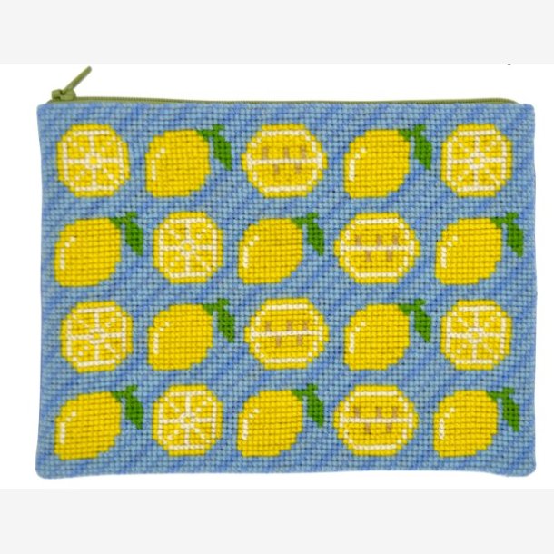 Broderi - When life gives you lemons - punge fra Fru zippe 