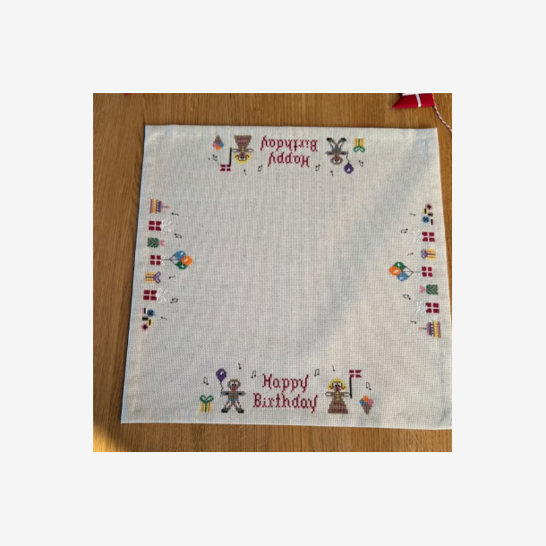 Br�dserviet Happy Birthday - Pomp Stitch 