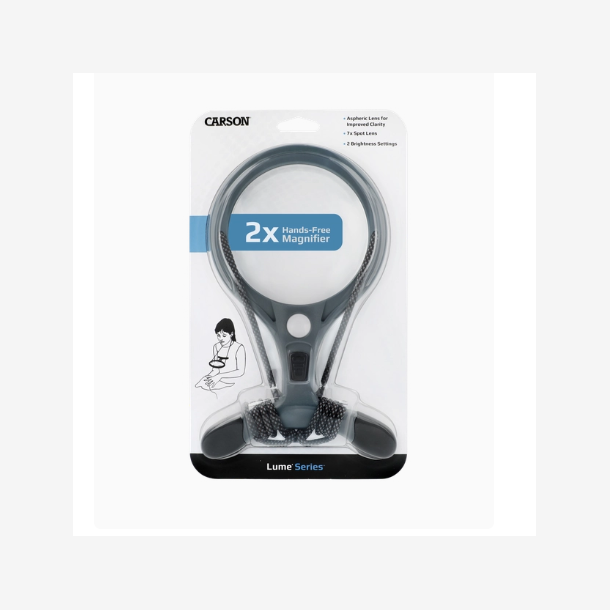 Carson lup ergonomisk m/led