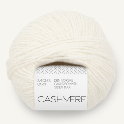 Cashmere Hvid 1002 - 25015