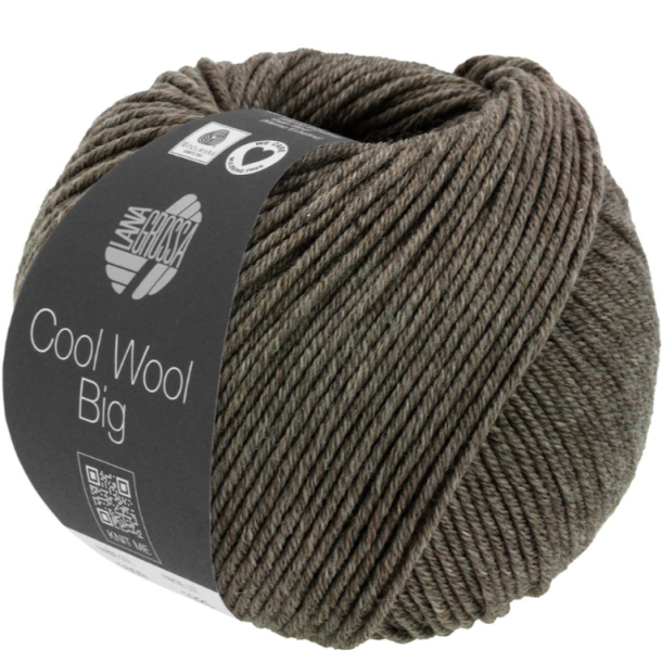 Cool Wool Big - Mrkebrun Meleret 1622 - 40556