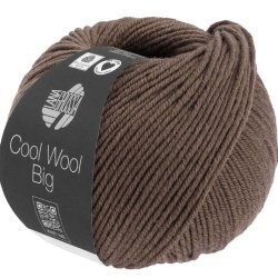 Cool Wool Big - Kaffe brun meleret 1635 - 36394