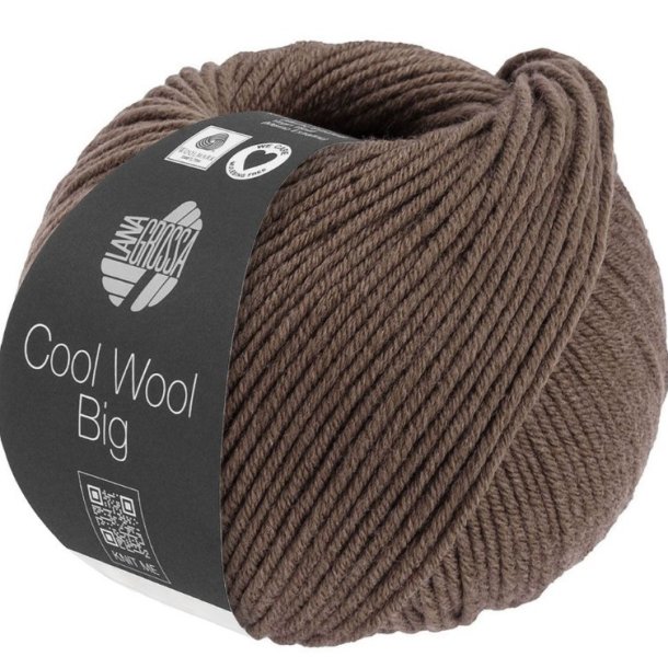 Cool Wool Big - Kaffe brun meleret 1635 - 36394