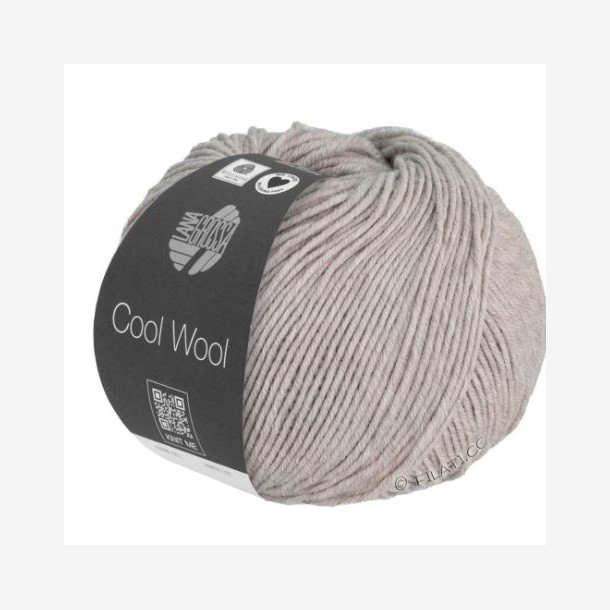 Cool Wool - Grbeige meleret 1426 - 21631