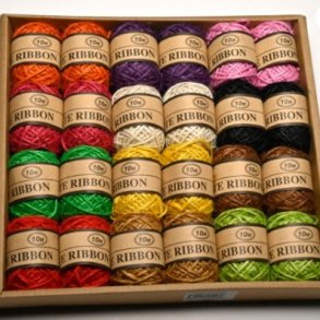 Display jute snor 12 ASS farver 24 x 10 MTR