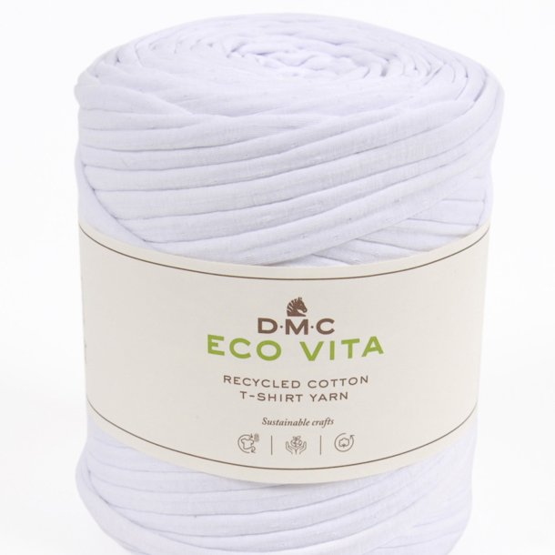 Eco Vita - T-shirt Yarn - Hvid - 1505 