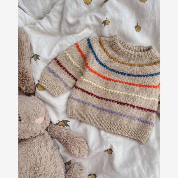 Festival Sweater Baby | Opskrift fra PetiteKnit uden garn