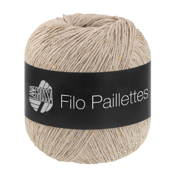Filo Paillettes - lys beige 18 - G5012472