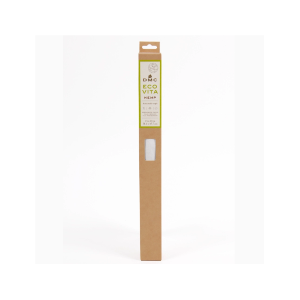 Hamp stof til broderi 38,1 x 45,7 cm - DMC Eco Vita 