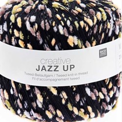 Jazz up - Sort med grnne/sorbet/lilla pom pom'er 001 - 383300