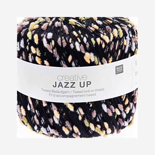 Jazz up - Sort med grnne/sorbet/lilla pom pom'er 001 - 383300