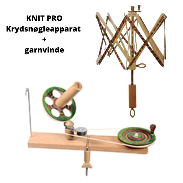 Knit Pro Krydsngleapparat + Garnvinde