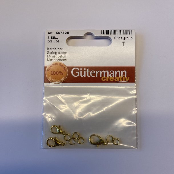 Karabinls - Slvfarvet og guldfarvet