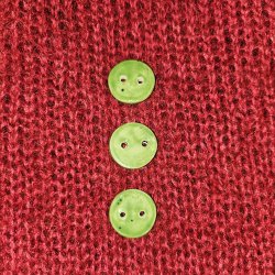 Hndlavede knapper i keramik - 15 mm