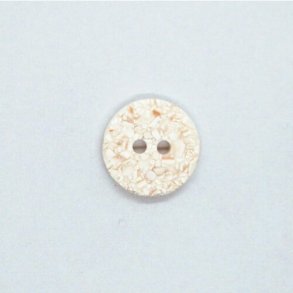 Knap 15mm hvid med �ggeskal