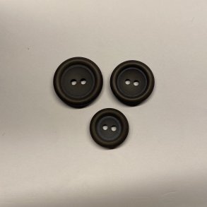 Knap m. 2 hul - Gr� 